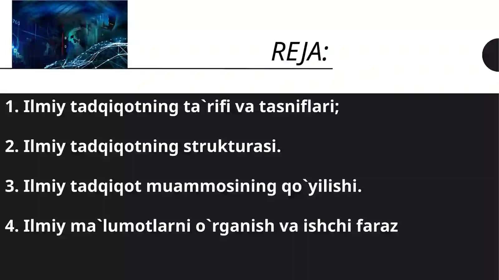 ILMIY TADQIQОTNING TAVSIFI 2