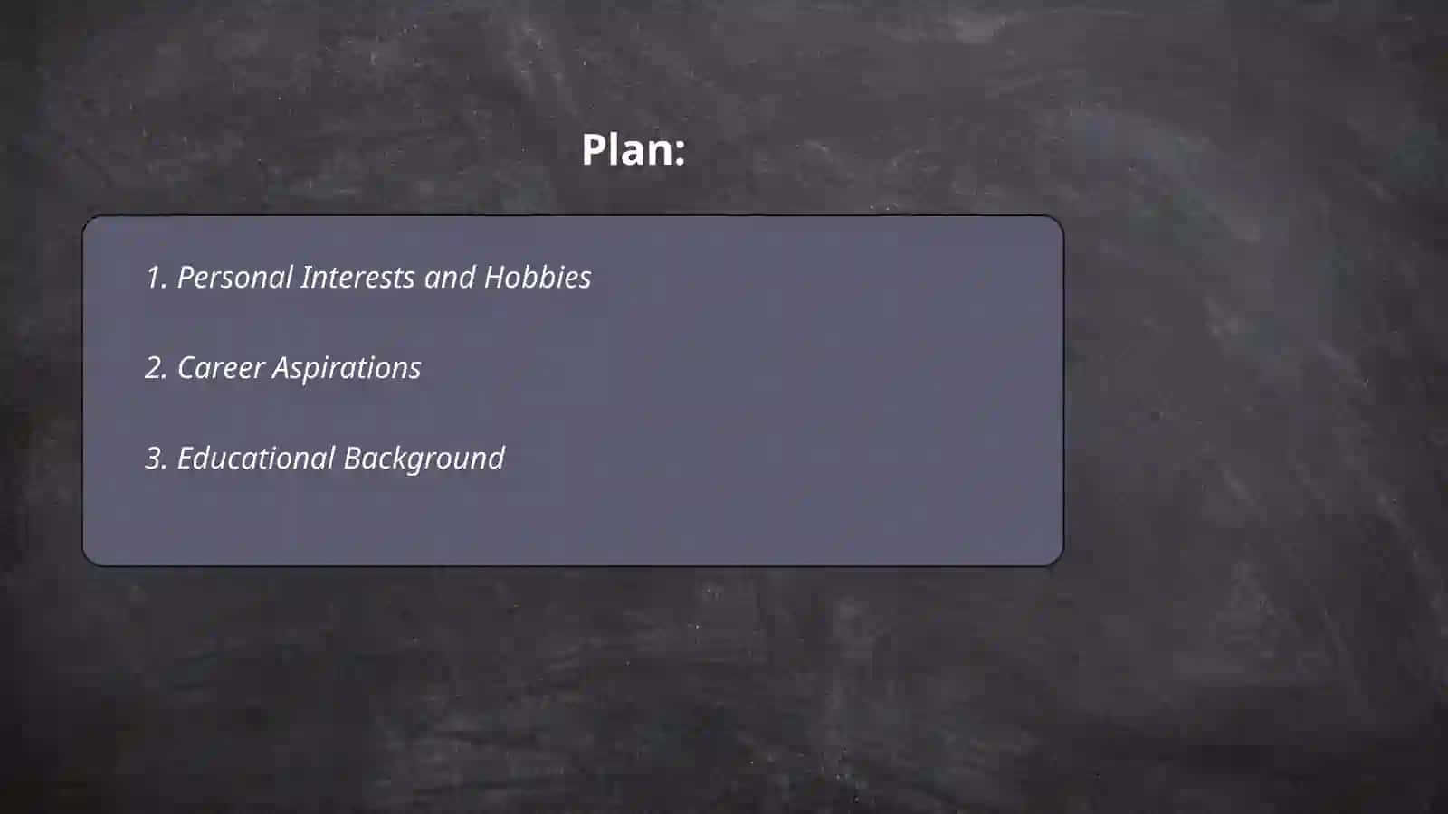 Personal Interests and Hobbies 2