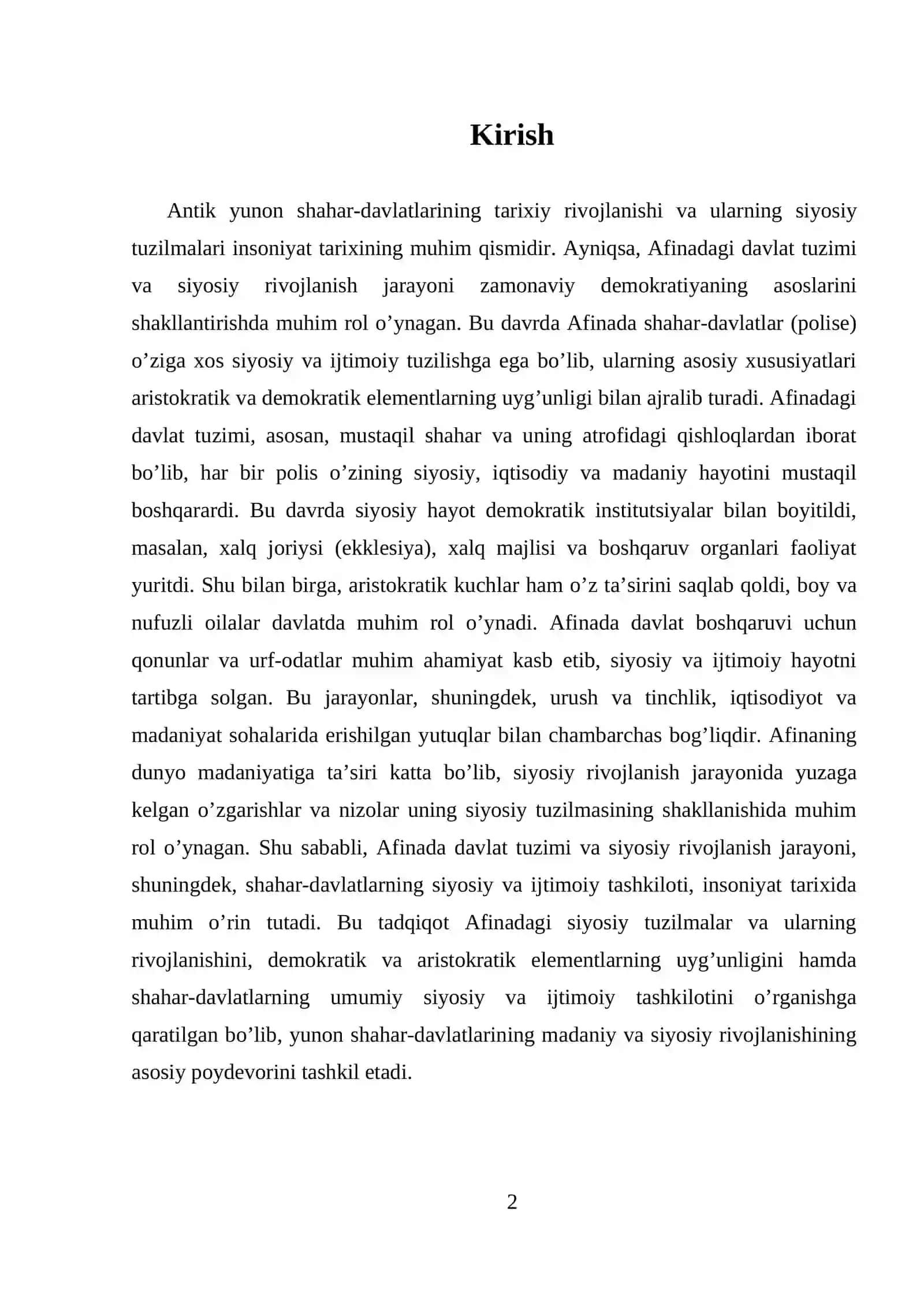 AFINADA DAVLAT TUZIMI VA SIYOSIY RIVOJLANISH 2