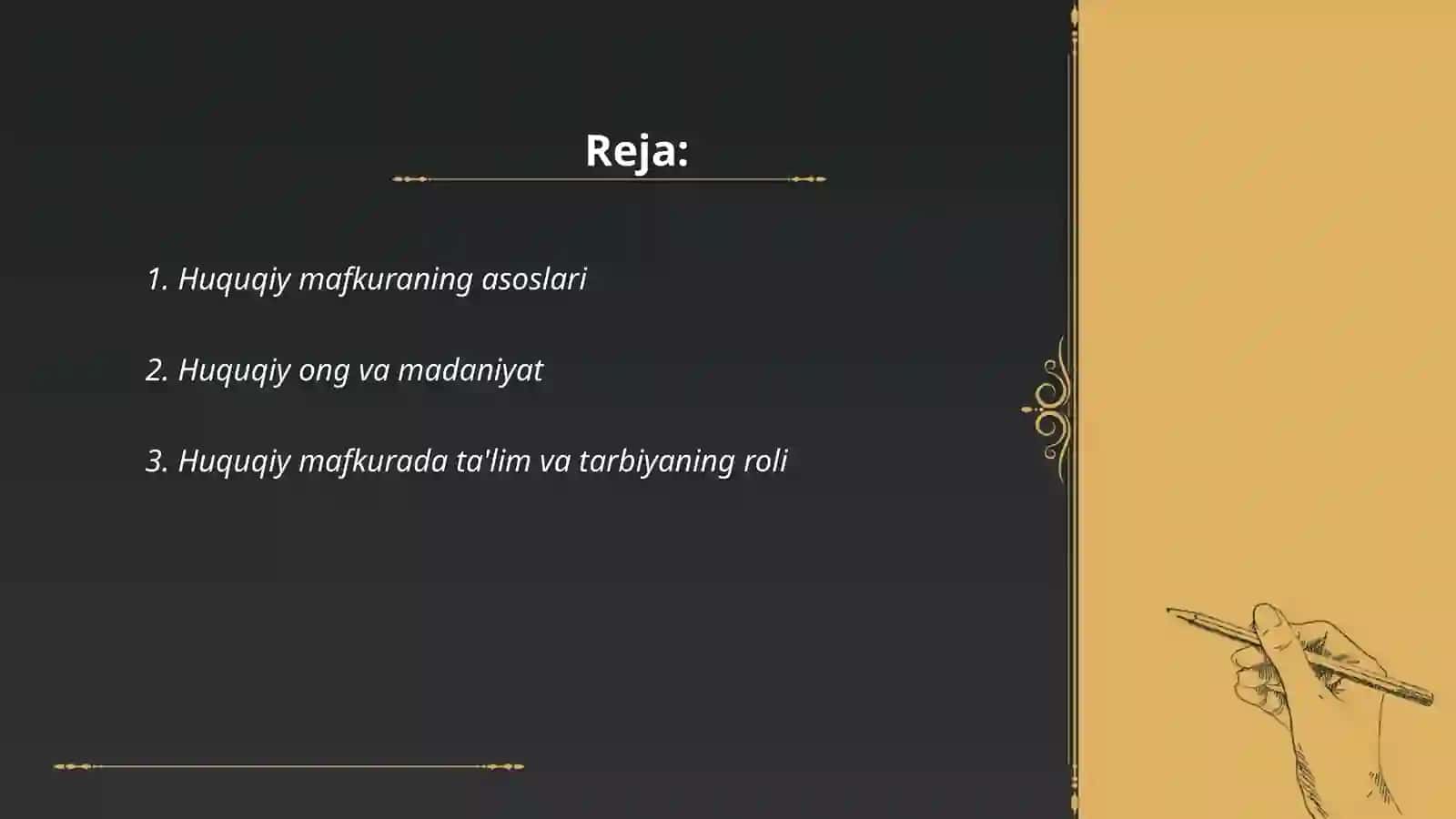 Huquqiy mafkura va huquqiy psixologiya 2