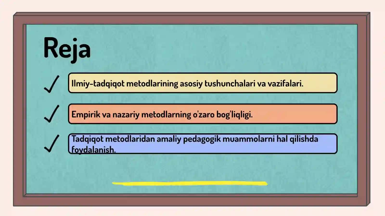 Pedagogika fanining ilmiy-tadqiqot metodlari 2