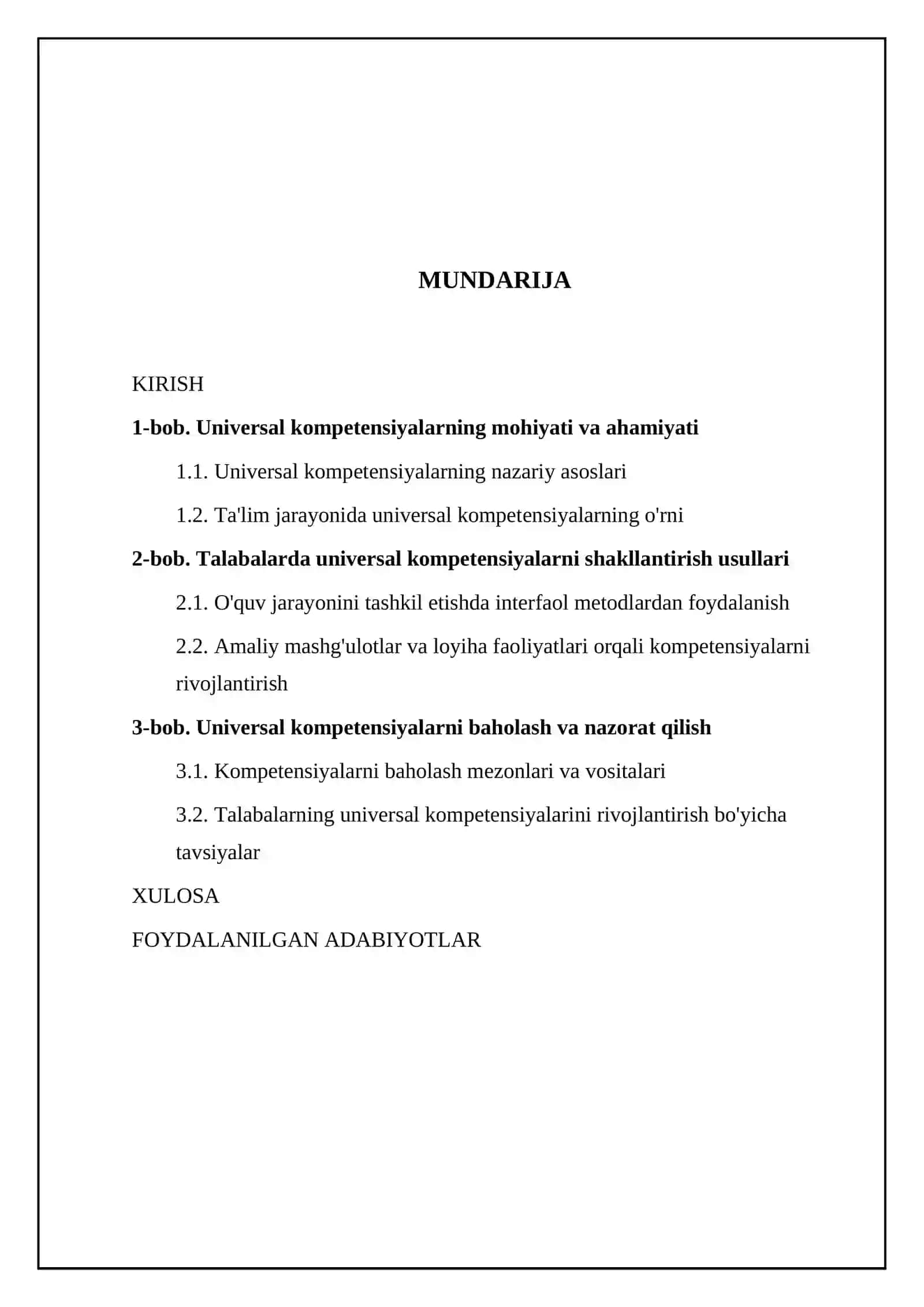 Bolajak mutaxassislarni tayorlashda unversal kopetentsiyalarni rivojlantirish 2