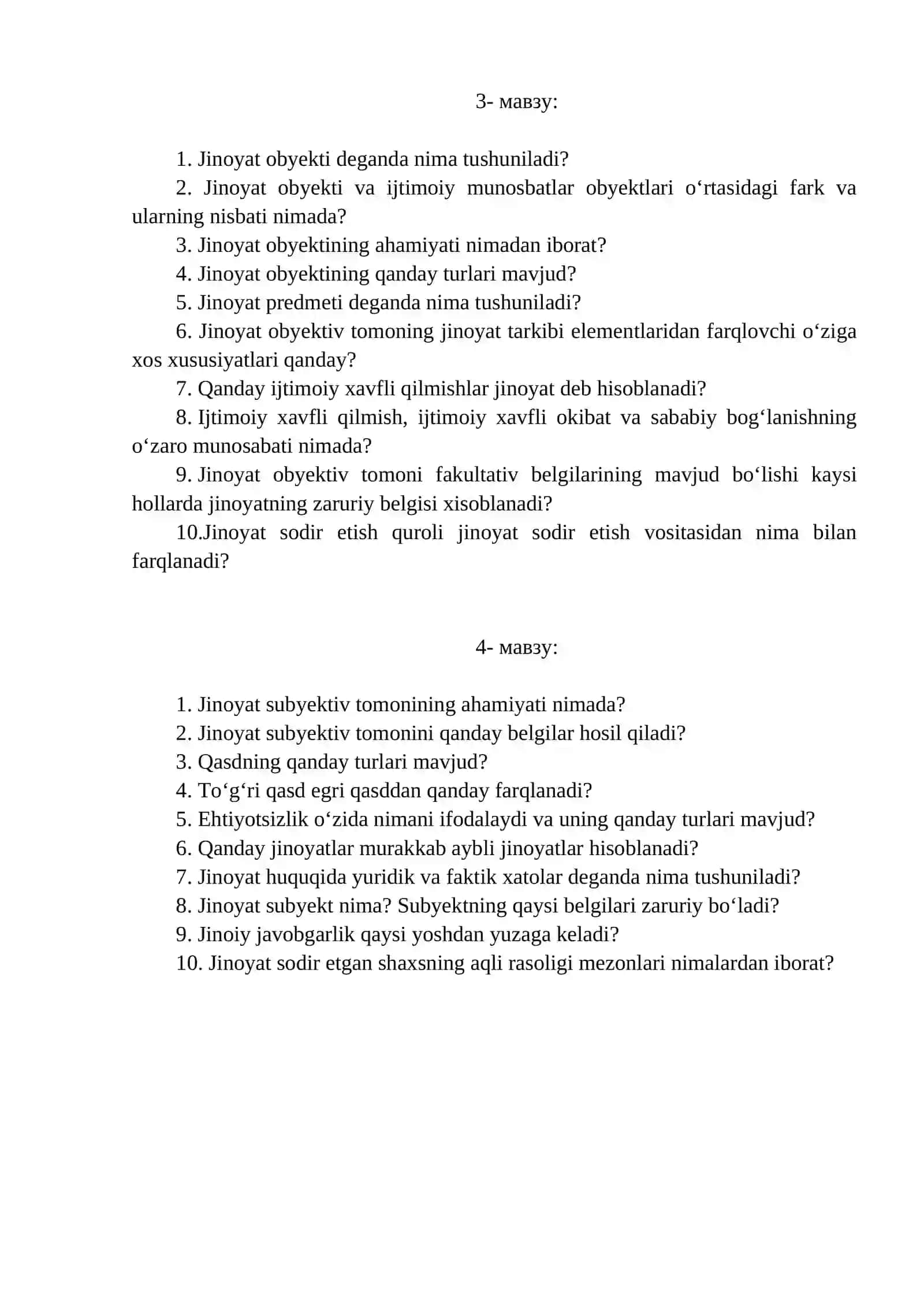 Jinoyat huquqi tushunchasi 2