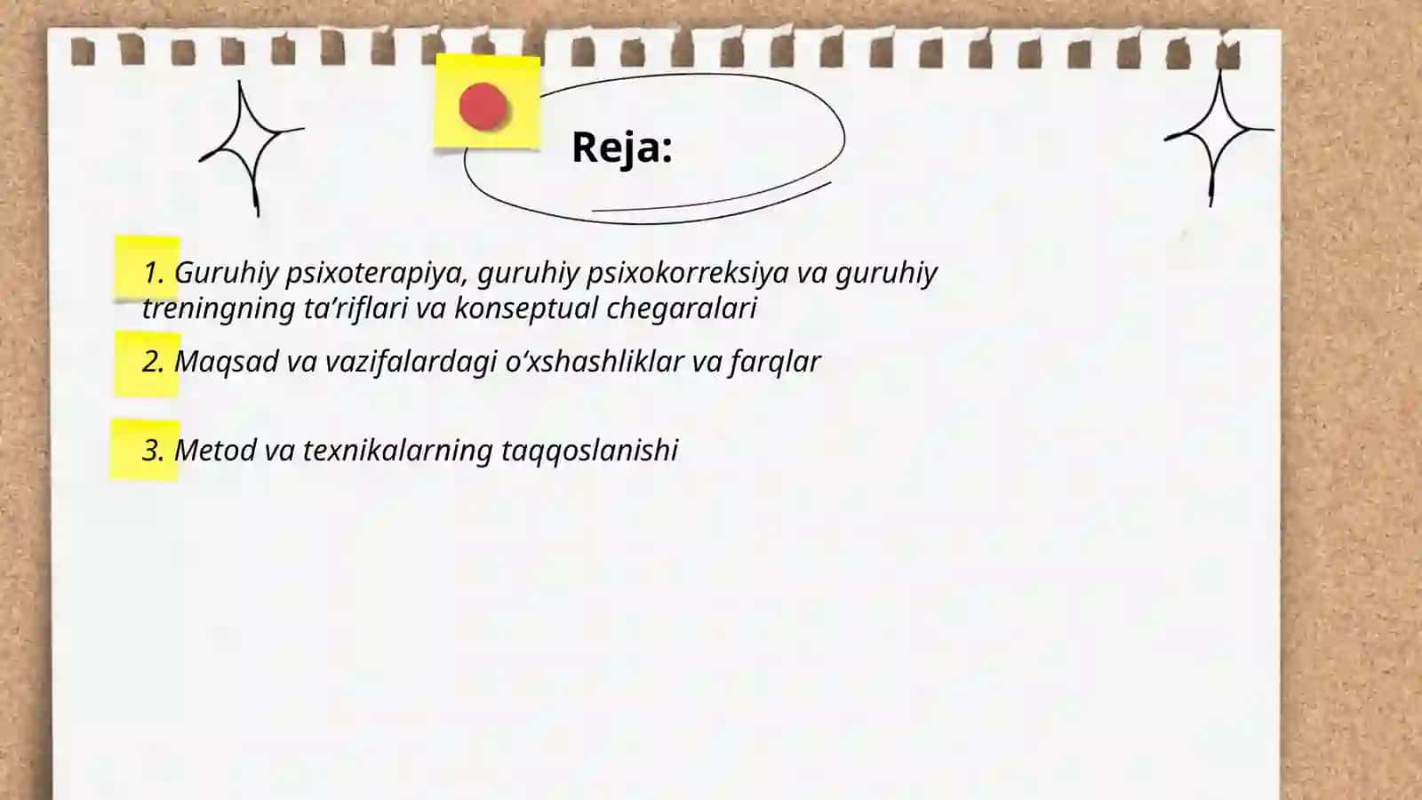 Guruhiy psixoterapiya, guruhiy psixokorreksiya va guruhiy trening tushunchalarining o‘zaro munosabatlari 2