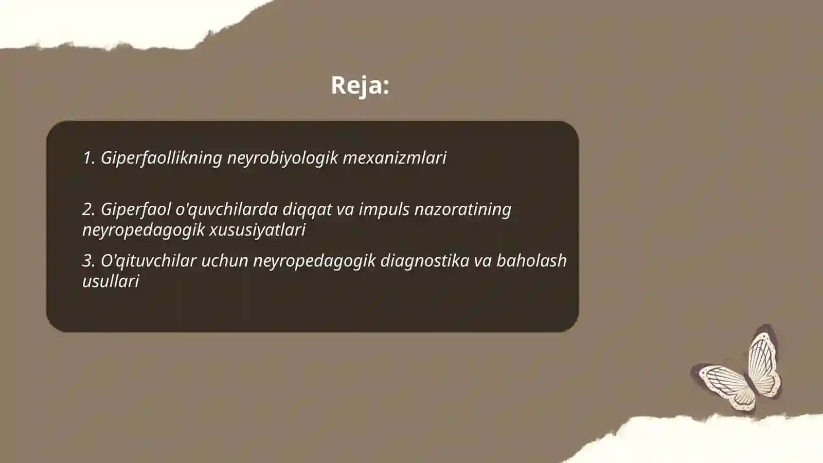 Giperfaol o'quvchilar bilan ishlashning neyropedagogik xususiyatlari 2