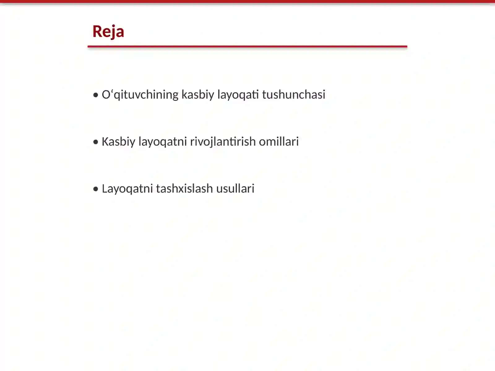 Oʻqituvchining kasbiy layoqati va uni tashxislash muammolari 2