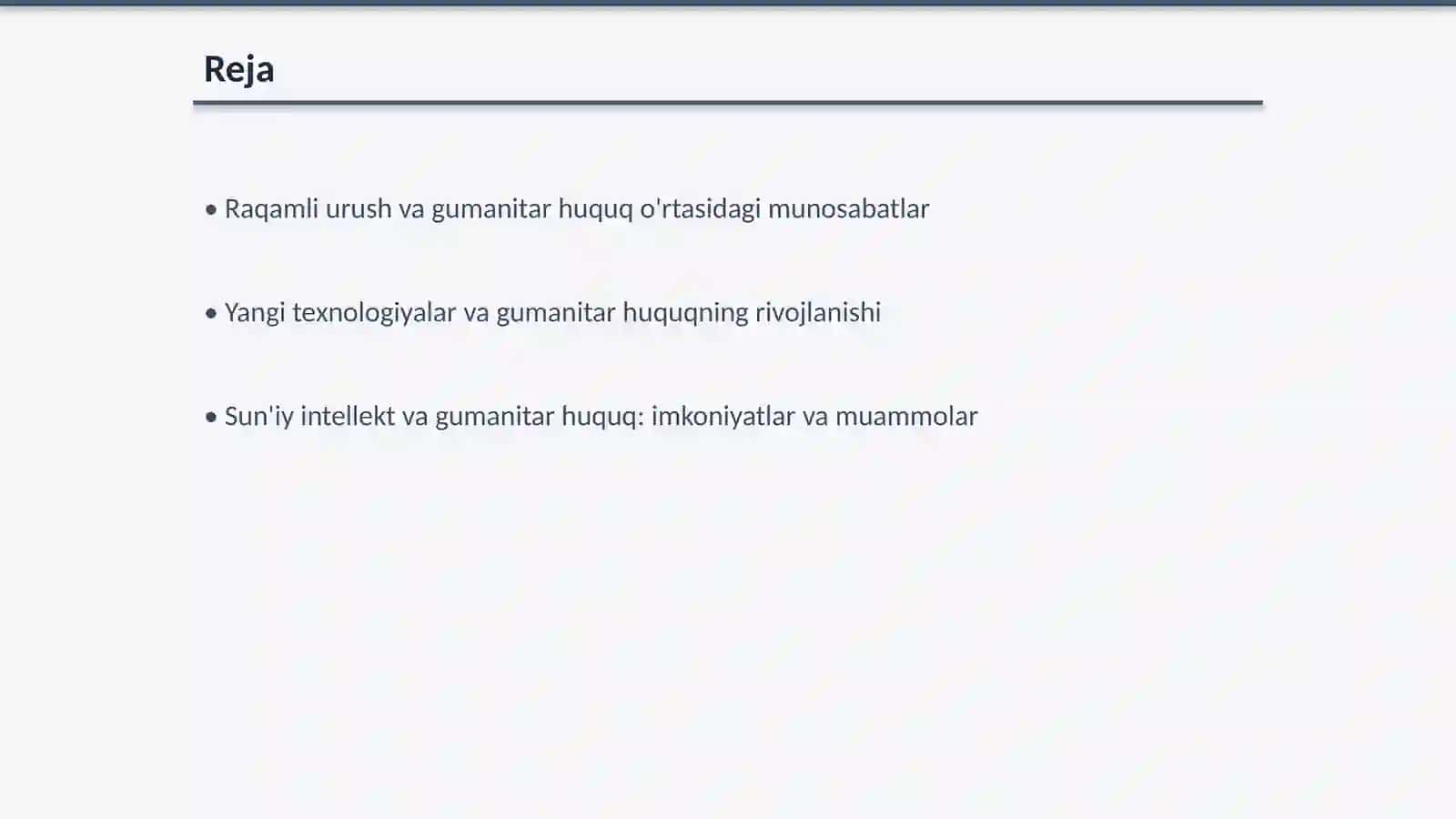 X al qaro gumanitar huquqning kelajagi: raqamli urush va yangi texnologiyalar oldida 2