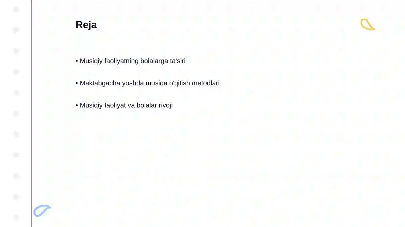 Maktabgacha yoshdagi bolalarning musiqiy faoliyati mazmuni 2