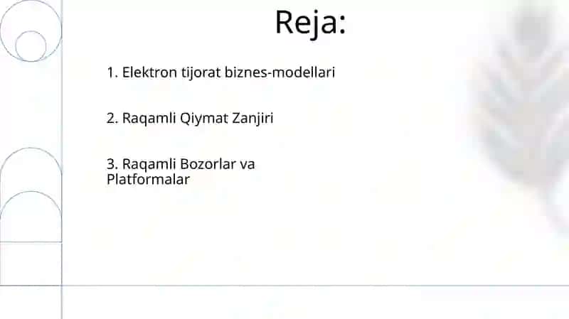 Ragamli iqtisodiyot: elektron biznesni boshgarish asoslari 2