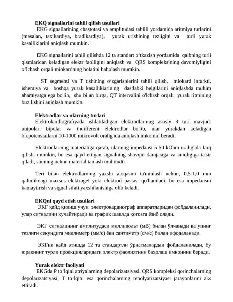Biopotensallarni qayd qilishning fizik asoslari 2
