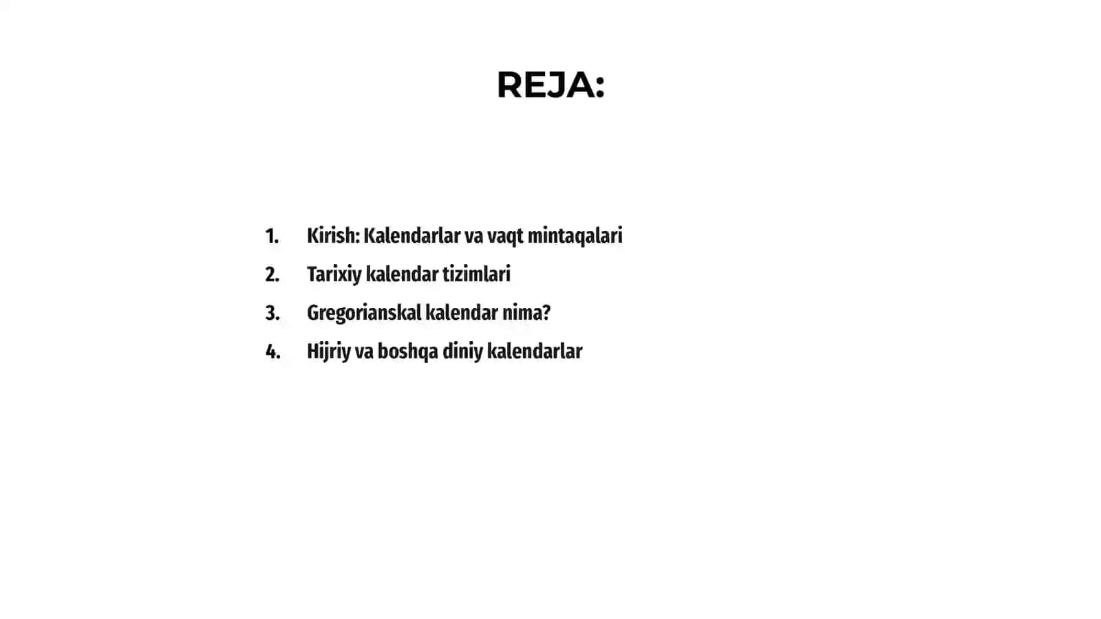 Kalendarlar va vaqt mintaqalari 2