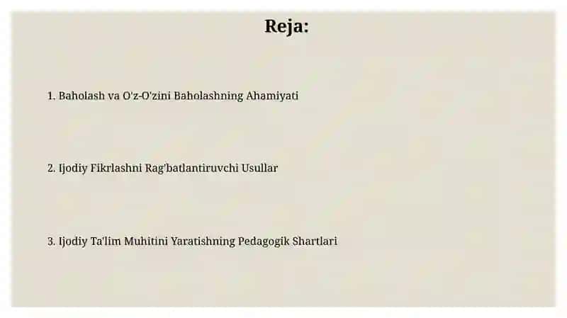 Differensial yondashuv 2