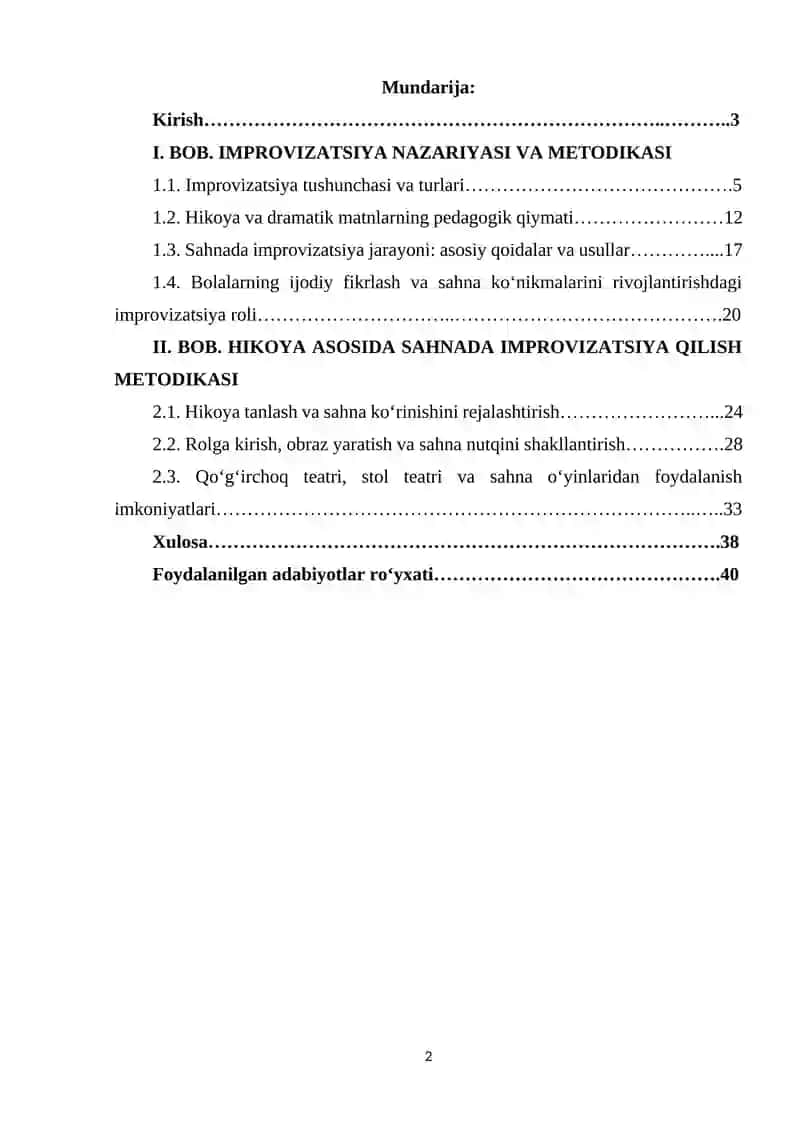 HIKOYA ASOSIDA SAHNADA IMPROVIZATSIYA QILISH 2
