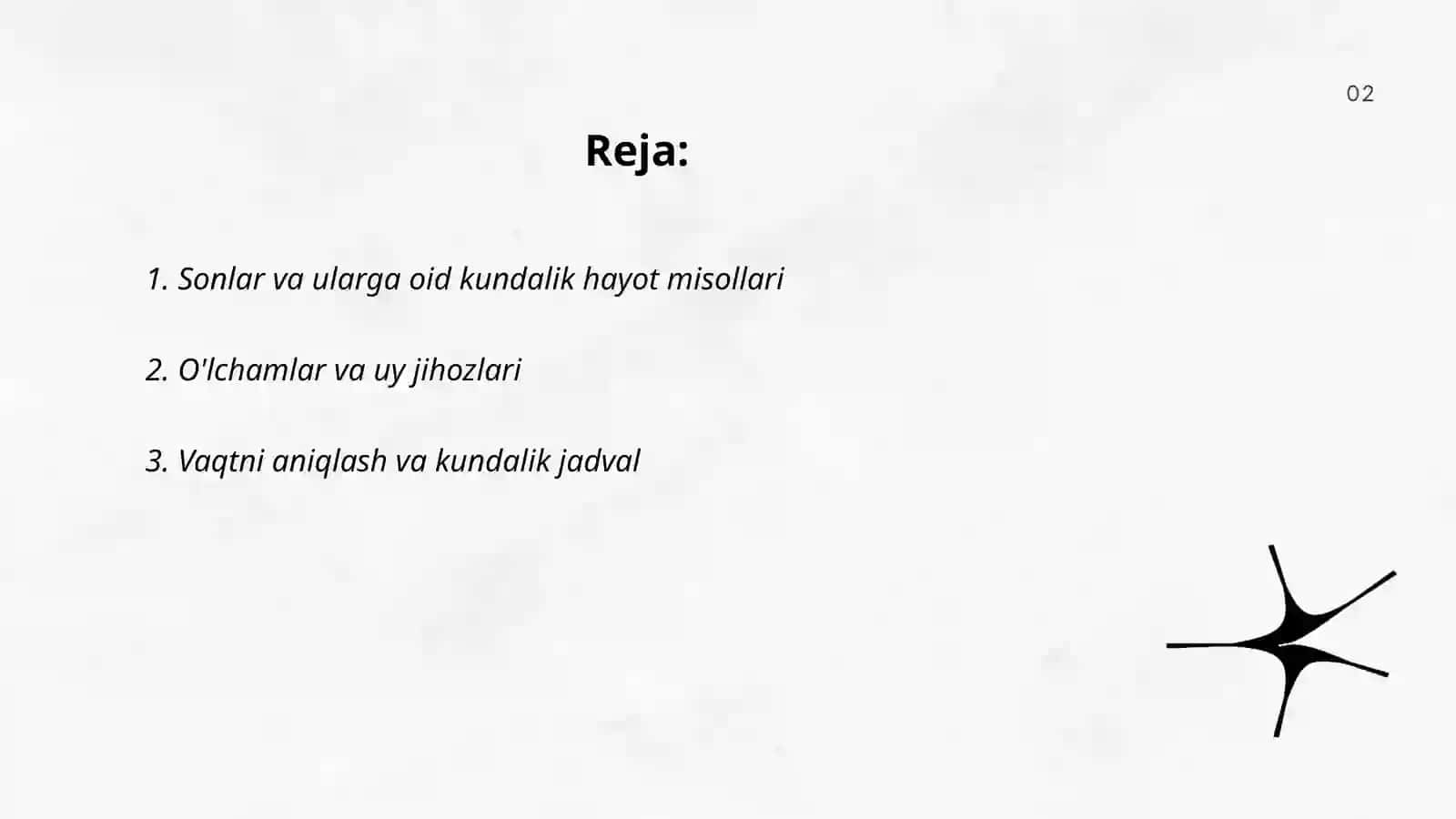 Maktabga tayyorlov guruh matematika mashg'ulotlarini kundalik turmush bilan bog'lash orqali amalga oshirish yo'llari 2
