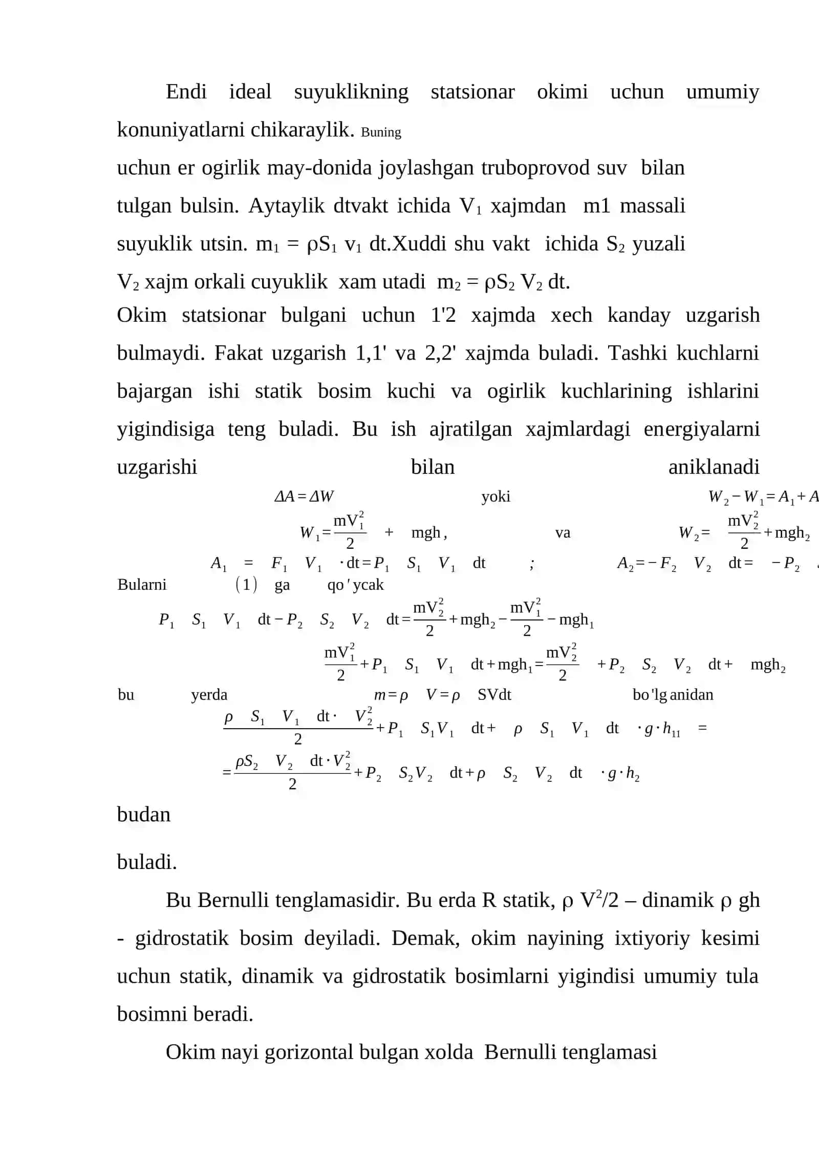 Bеrnulli tеnglamasi 2