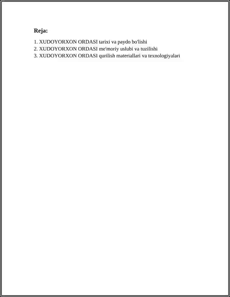 XUDOYORXON ORDASI 2