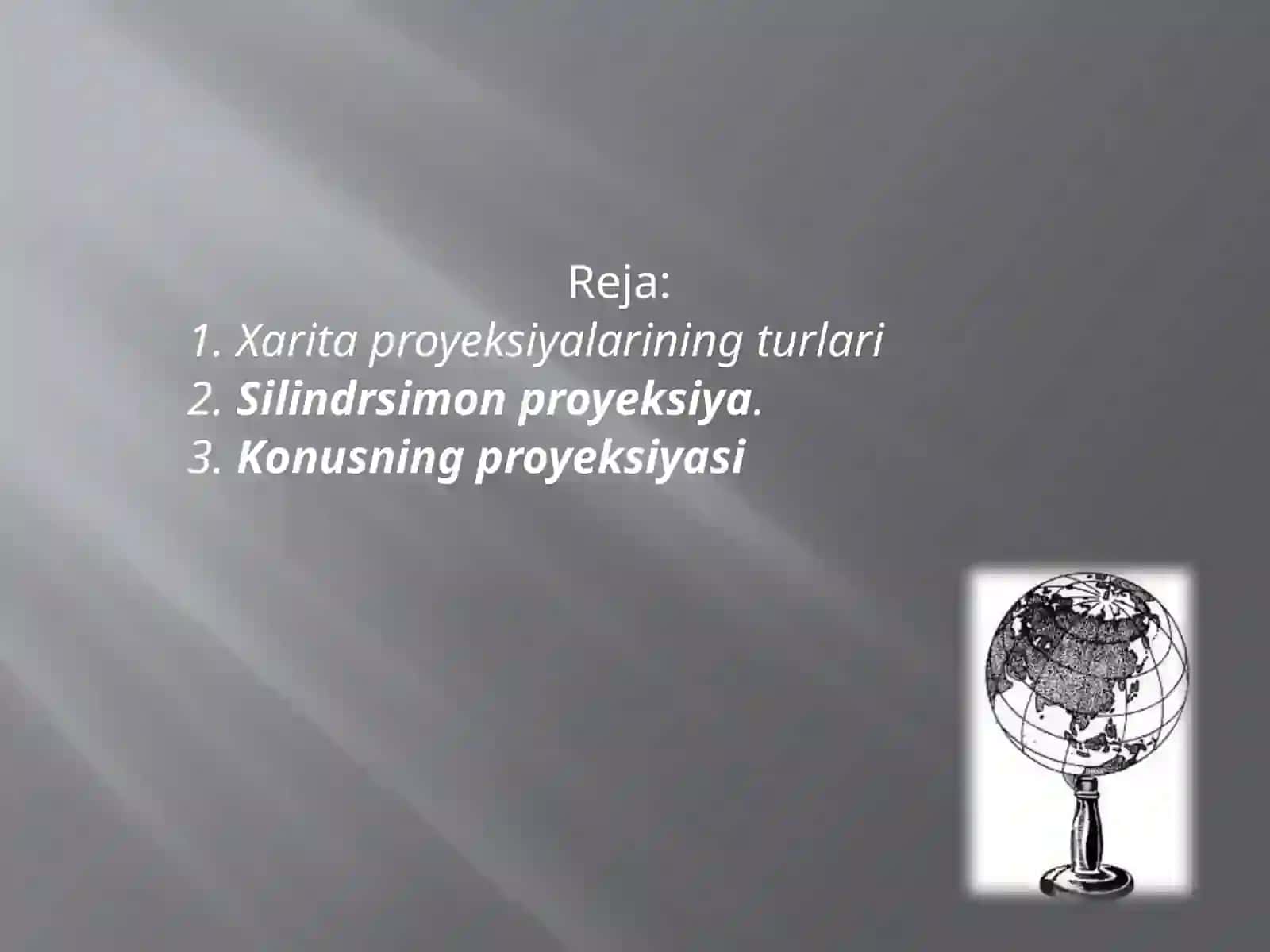 Kartografik proeksiyalar 2