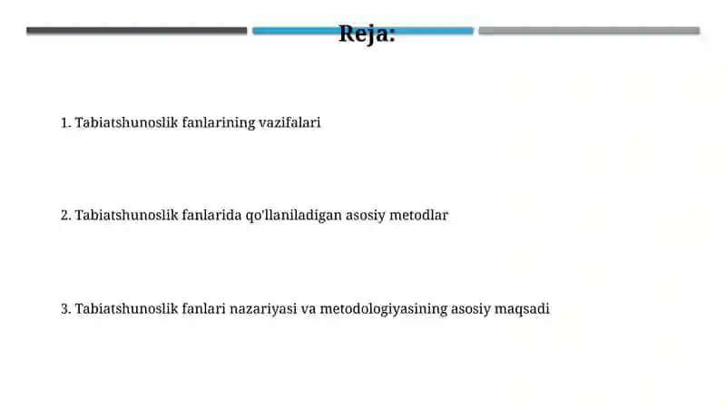Tabiiy fanlar nazariyasi va metodikasi 2