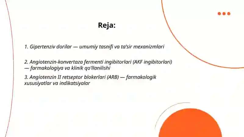 Gipertenziv vositalar 2