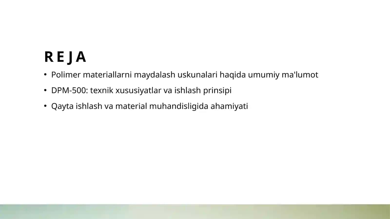 DPM-500.Polimer materiallarni maydalash uskunasi 2