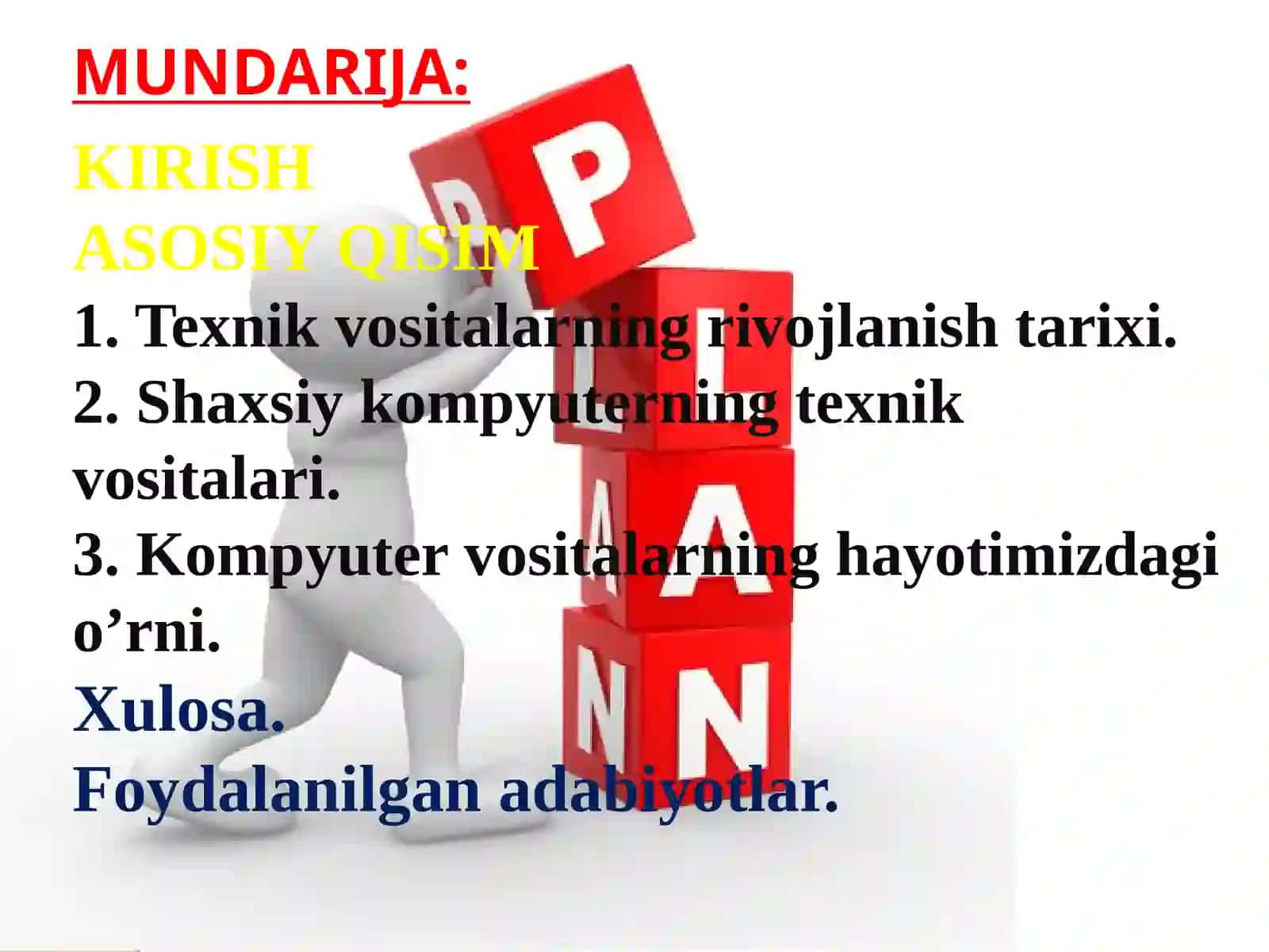 Texnik vositalarning umumiy ta’rifi 2
