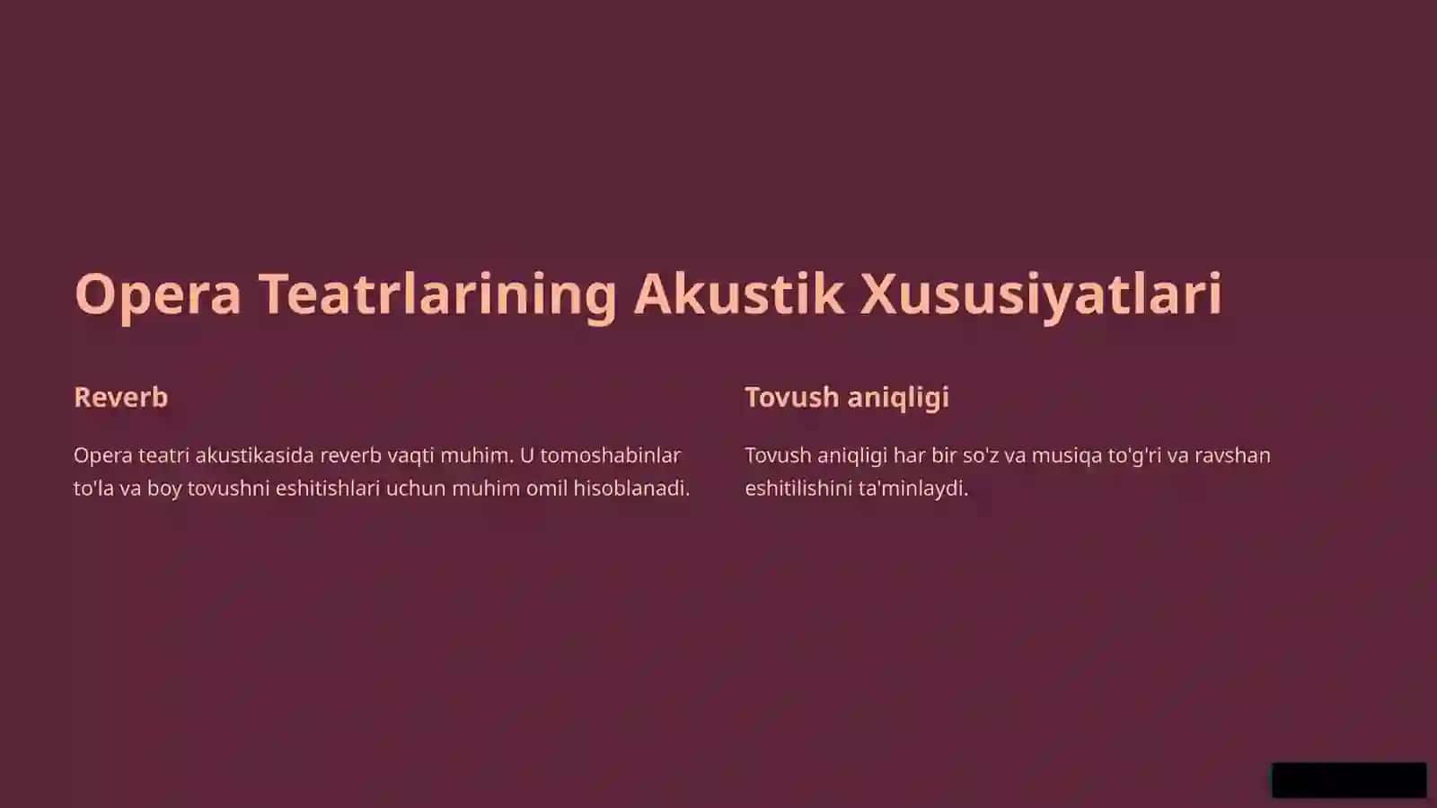 Opera Teatrlarining Akustik Konstruktiv Yechimlari 2