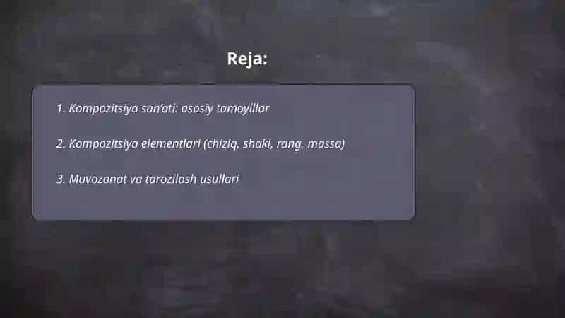 Kompozitsiya san’ati 2