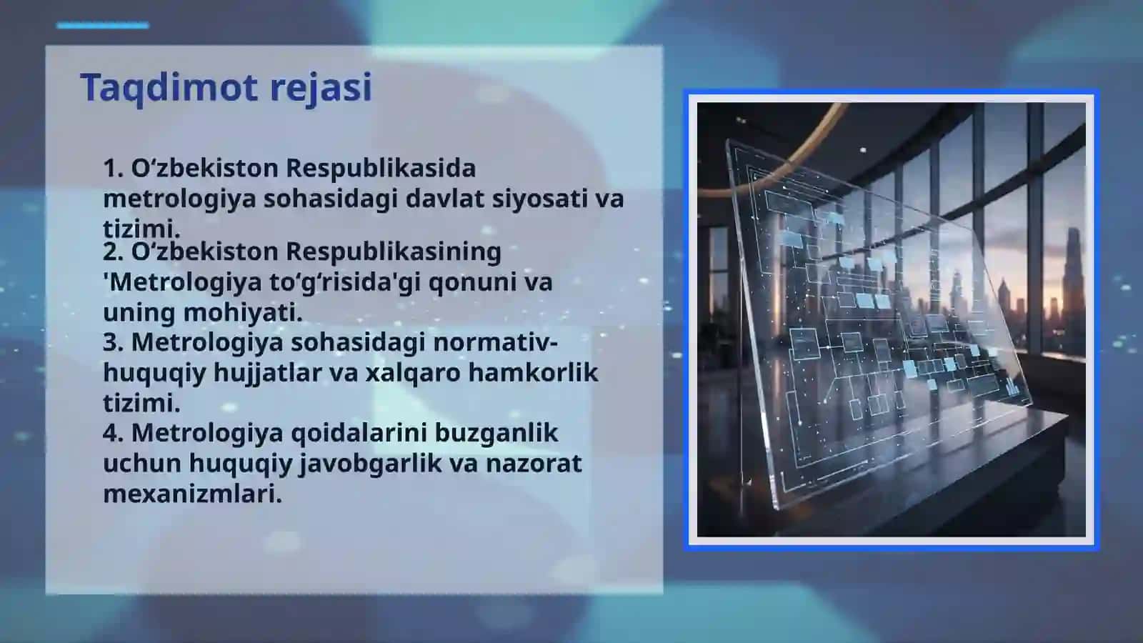 METROLOGIYANING HUQUQIY ASOSLARI 2