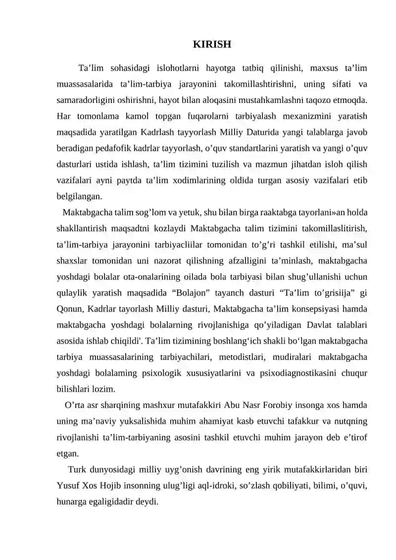 BOLA ATROF-MUHITNI IDROK ETISHI HAQIDA TUSHUNCHA 2