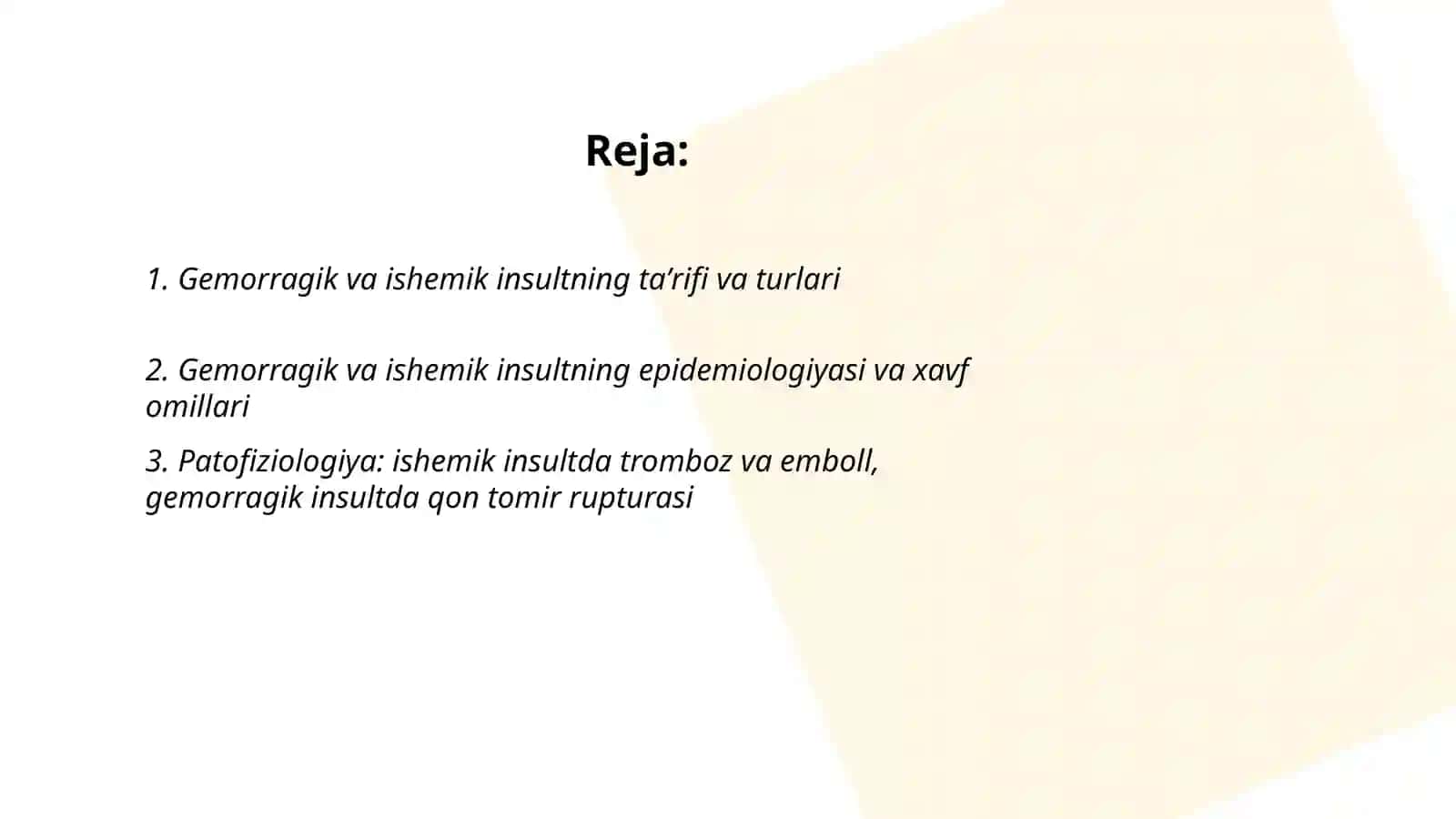 Gemorogik va ishemik insult 2