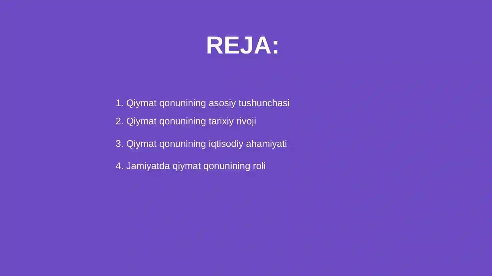 Qiymat qonuni va uning ahamiyati 2