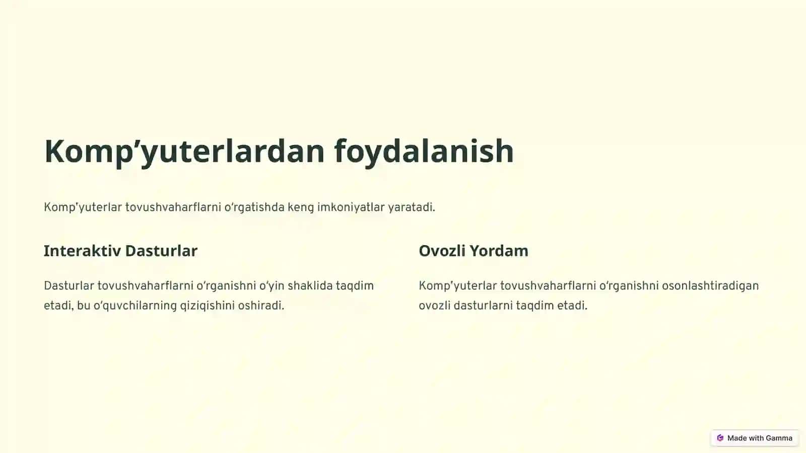 Tovushvaharflarni oʻrgatishda axborot texnologiyalardan foydalanish 2