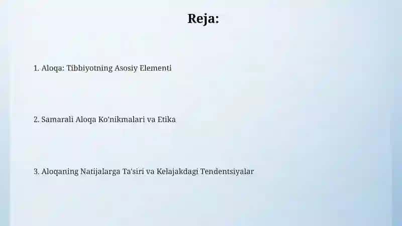 Bemorlar bilan muloqotning tibbiy jarayondagi roli 2