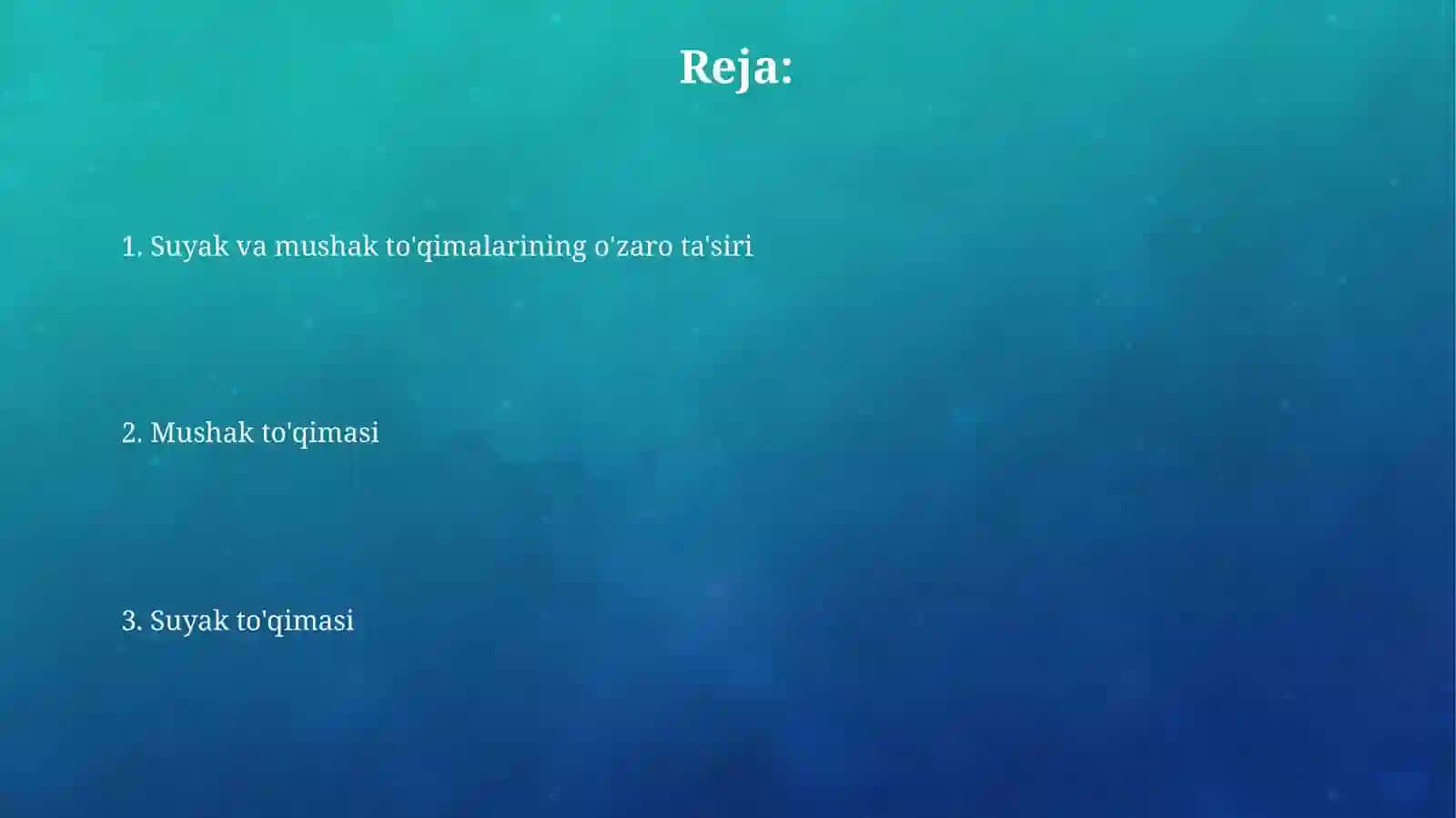 Suyak to’qimasi va muskul to’qimasi 2