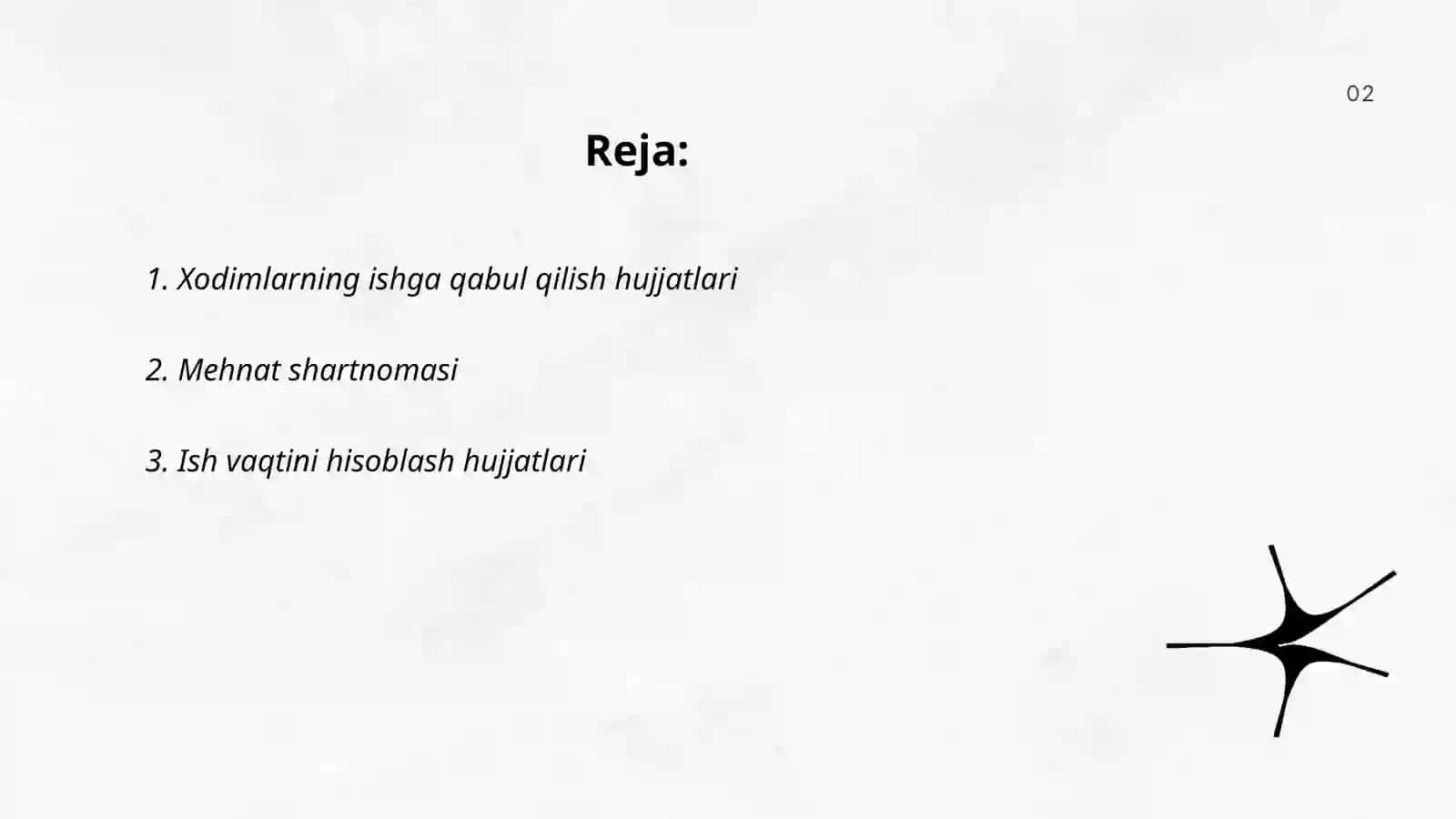 Xodimlar faoliyatiga doir xujjatlardan 2
