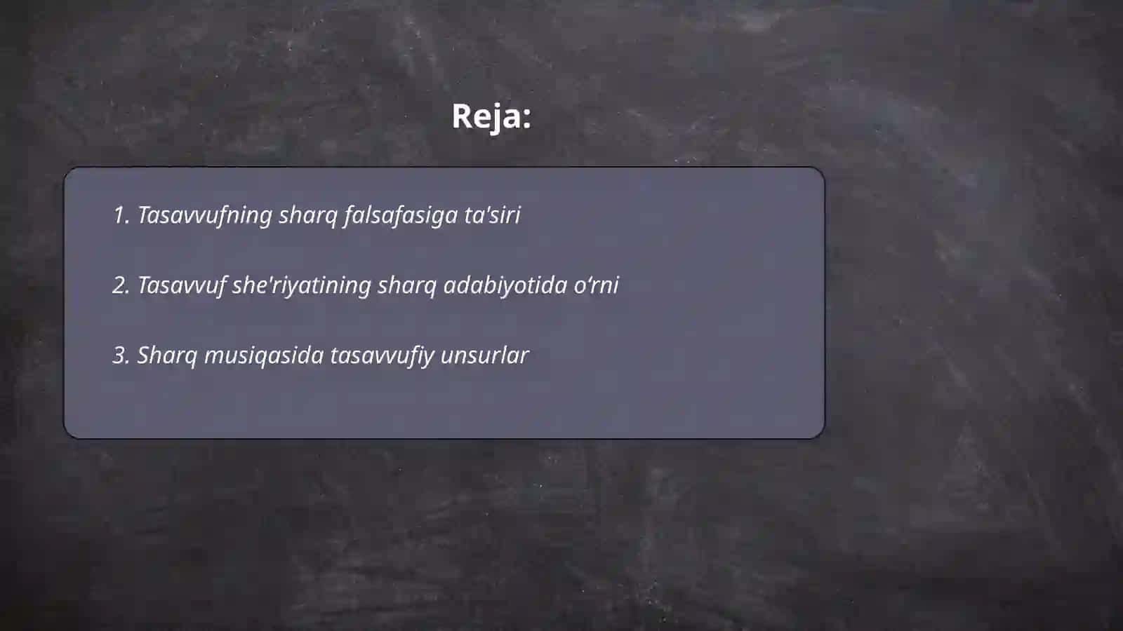 Tasavvuf ta'limotining sharq madaniyatiga ta'siri 2