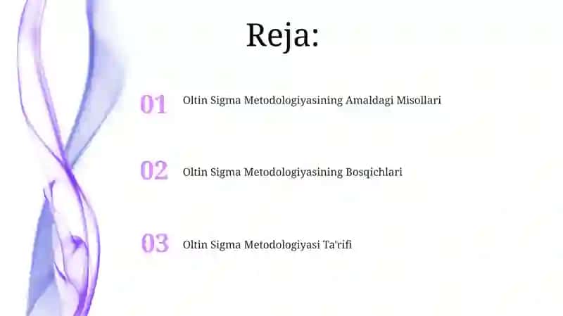 Oltin Sigma Metodologiyasi 2