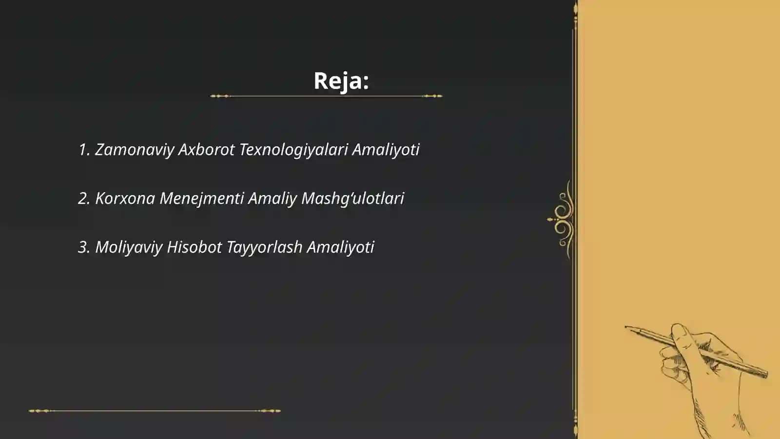 Amaliyot buyicha Taqdimot 2