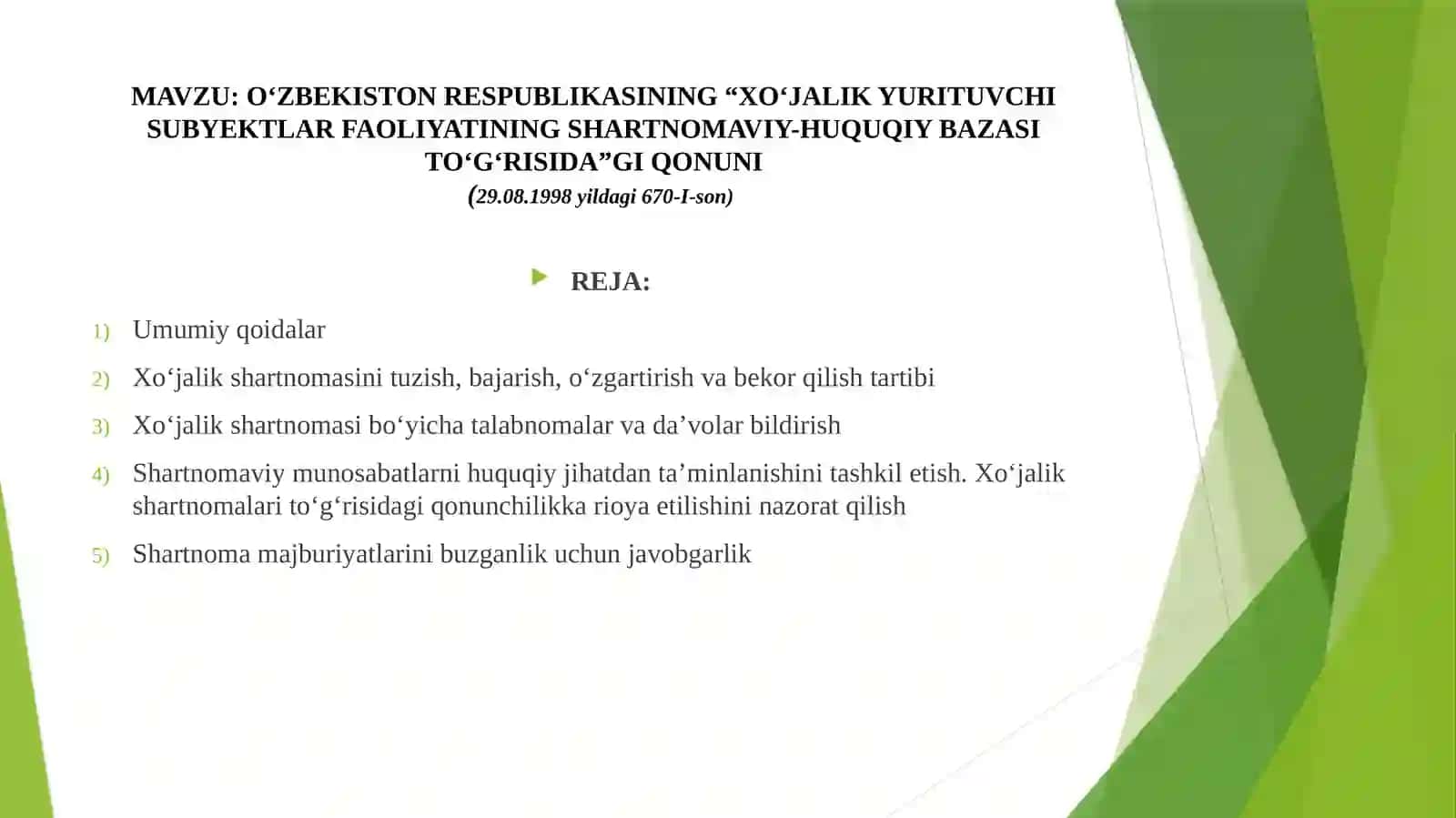 Biznes huquqi 2