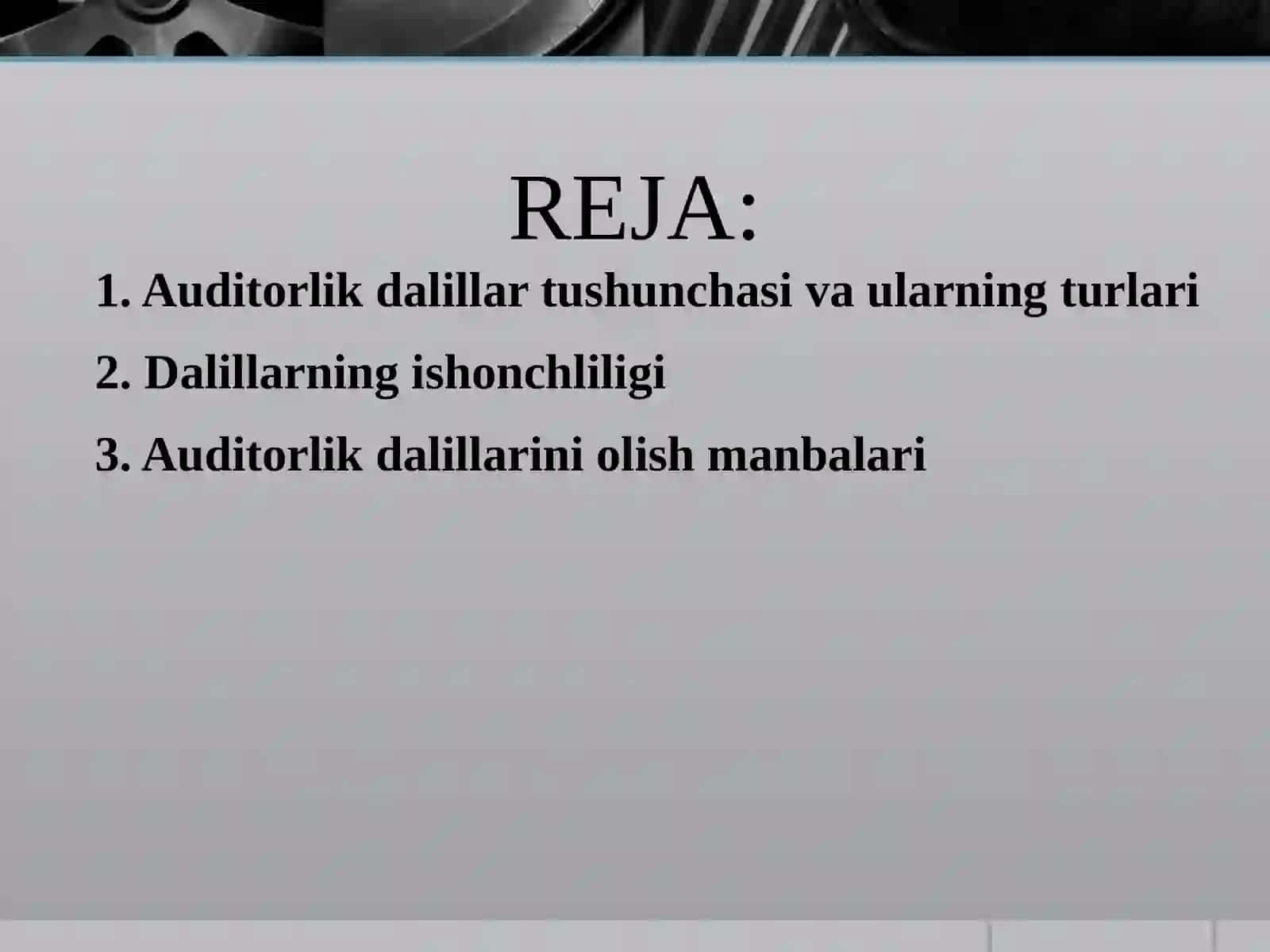 AUDITORLIK DALILLAR 2