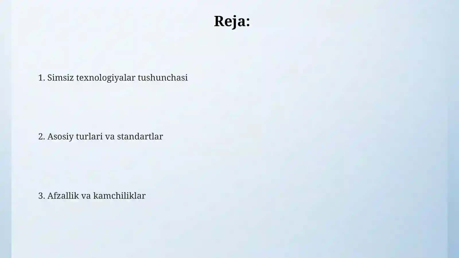 Simsiz texnologiyalar.Simsiz texnologiyalar gayondashuvlar 2