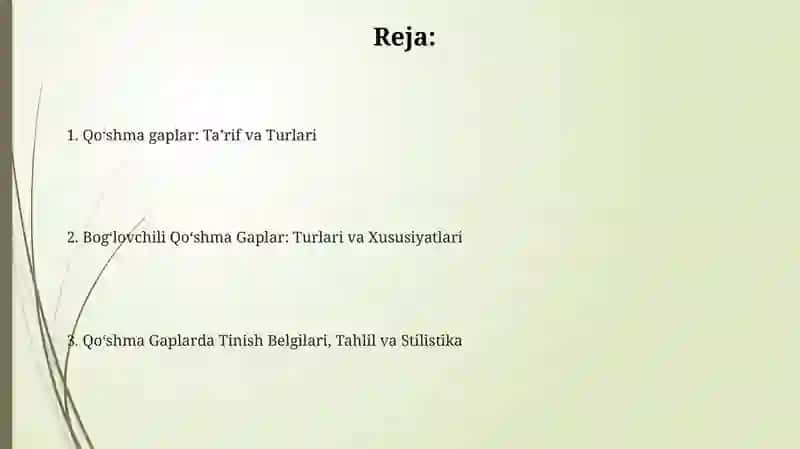 Qo'shmagap vaularning turlari 2
