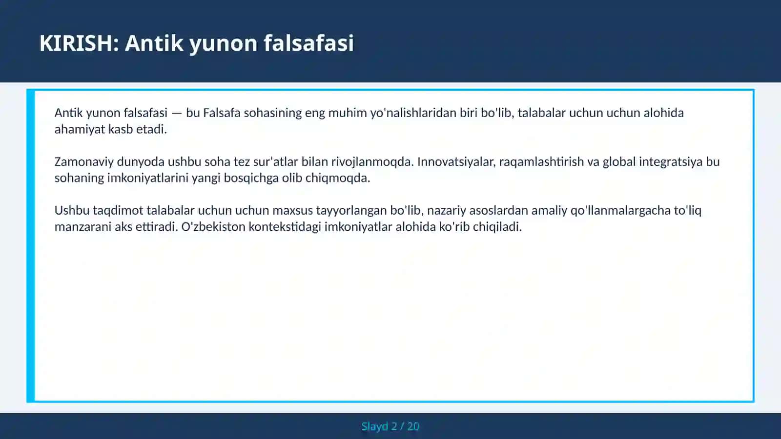 Antik Yunon falsafasi 2