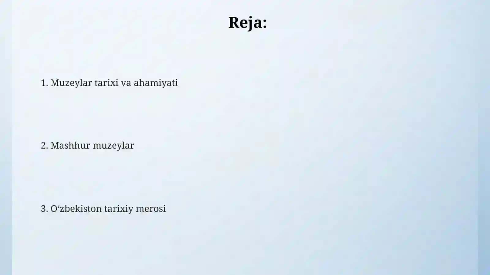 O‘zbekiston muzeylari 2