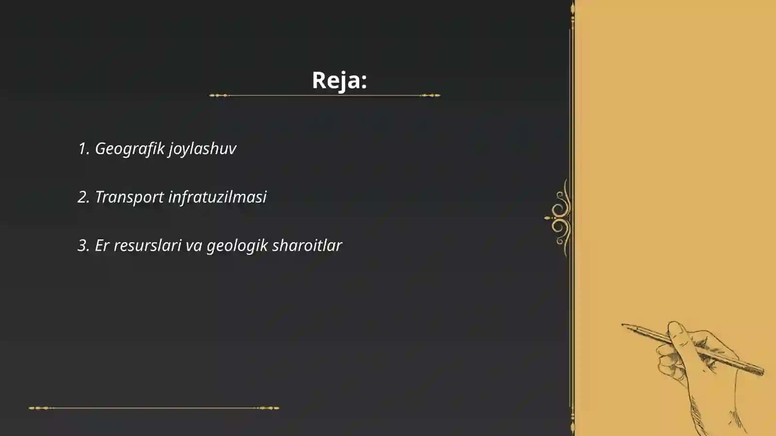 Zavod qurish uchun joy tanlashda ko'riladigan asosiy masalalar 2