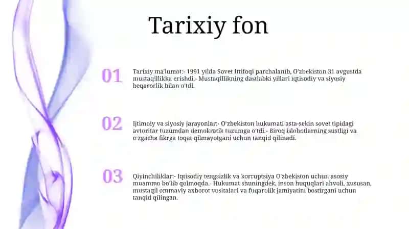 Mustaqillikka Erishish Arafasida O`Zbekistondagi Ijtimoiy-Siyosiy Jarayonlar 2