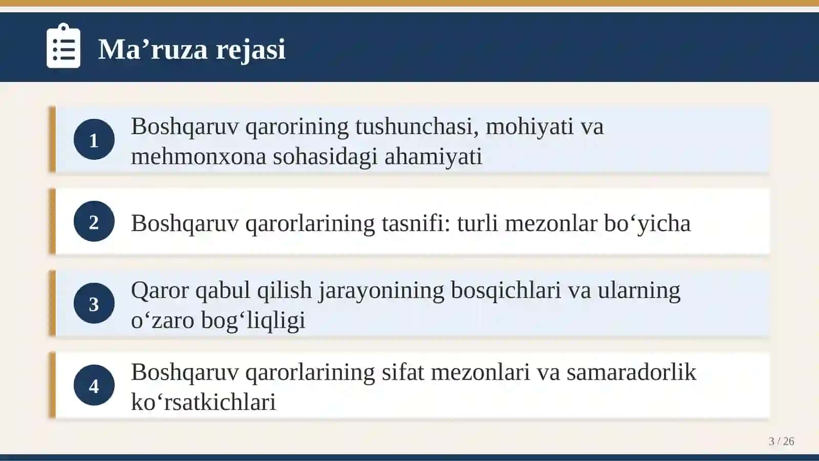 MEHMONXONA XO‘JALIGIDA BOSHQARUV QARORLARI 2
