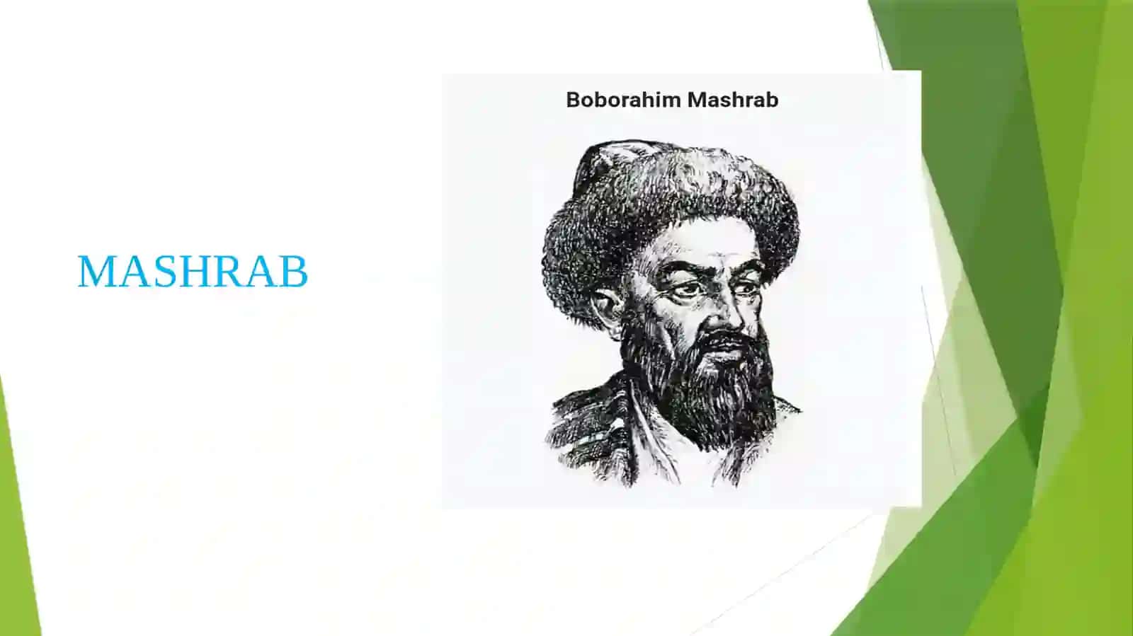 Mashrab asarlari tilining xususiyatlari 2