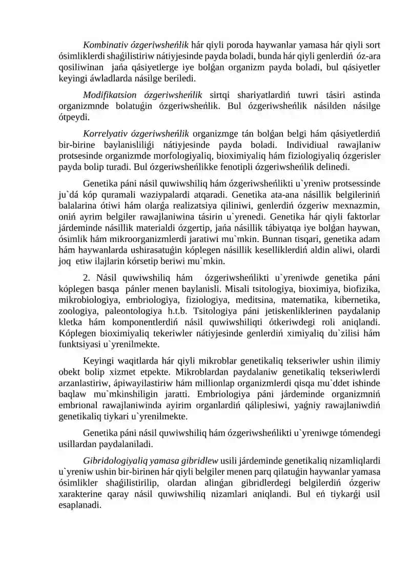 Genetika pániniń rawajlanıw basqıshlar jáne onıń jónelisi, pániń qáliplesiwine úles qosqan ilimpazlar 2