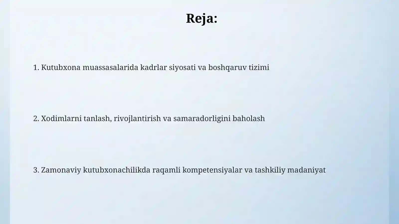 Kutubxona -axborot muassasalarida xodimlarni boshqarishning vazifalari va usullari 2